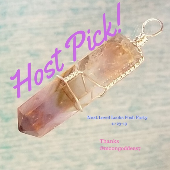 Isabella Robin Jewelry - *HP* Handmade Amethyst Sterling Wire Pendant